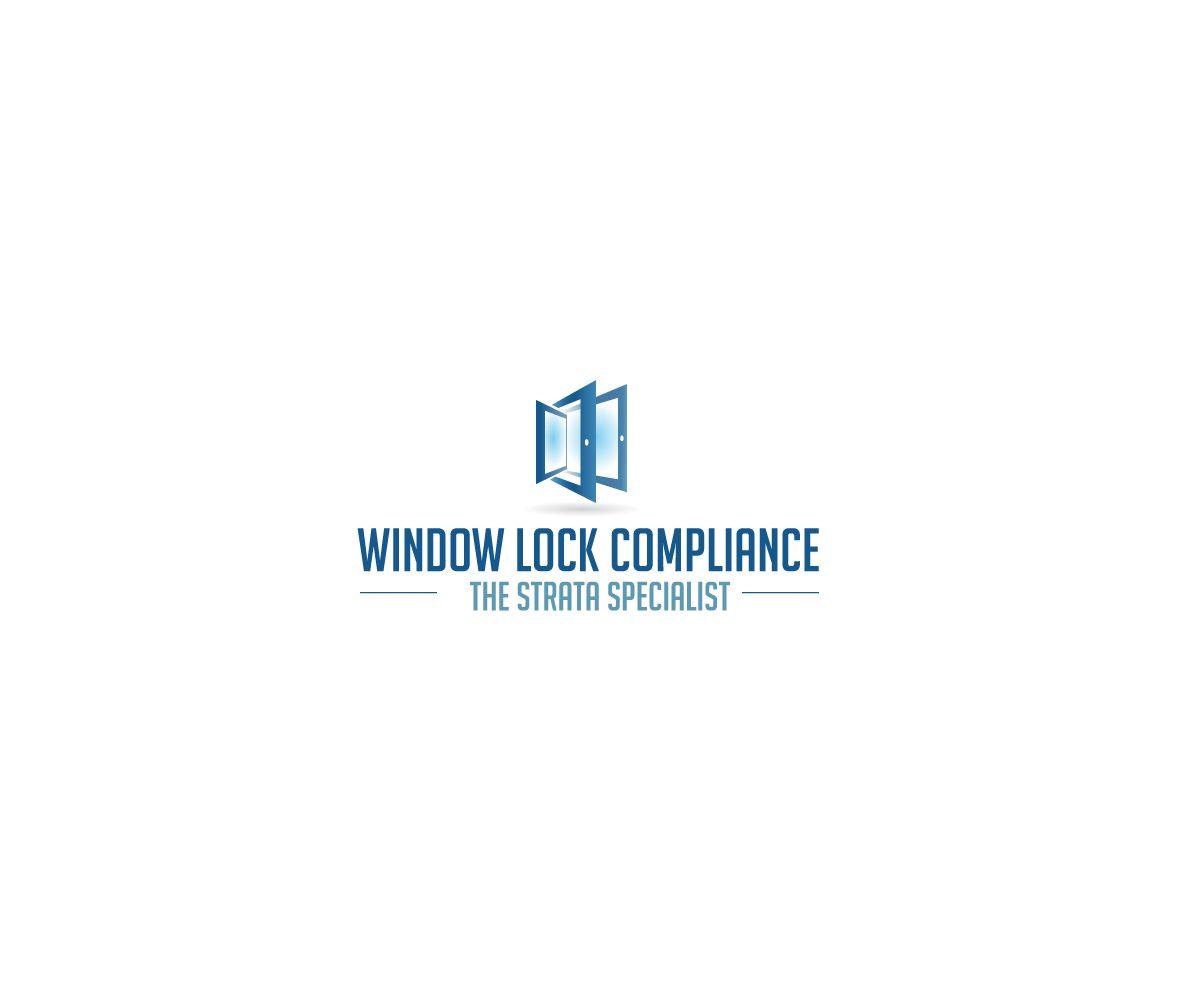 Window Logo - Logo Design for Window Lock Compliance Strata Specialists