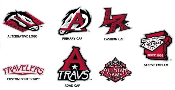 Cool Custom Team Logo - Arkansas Travelers unveil new logos, branding | Ballpark Digest