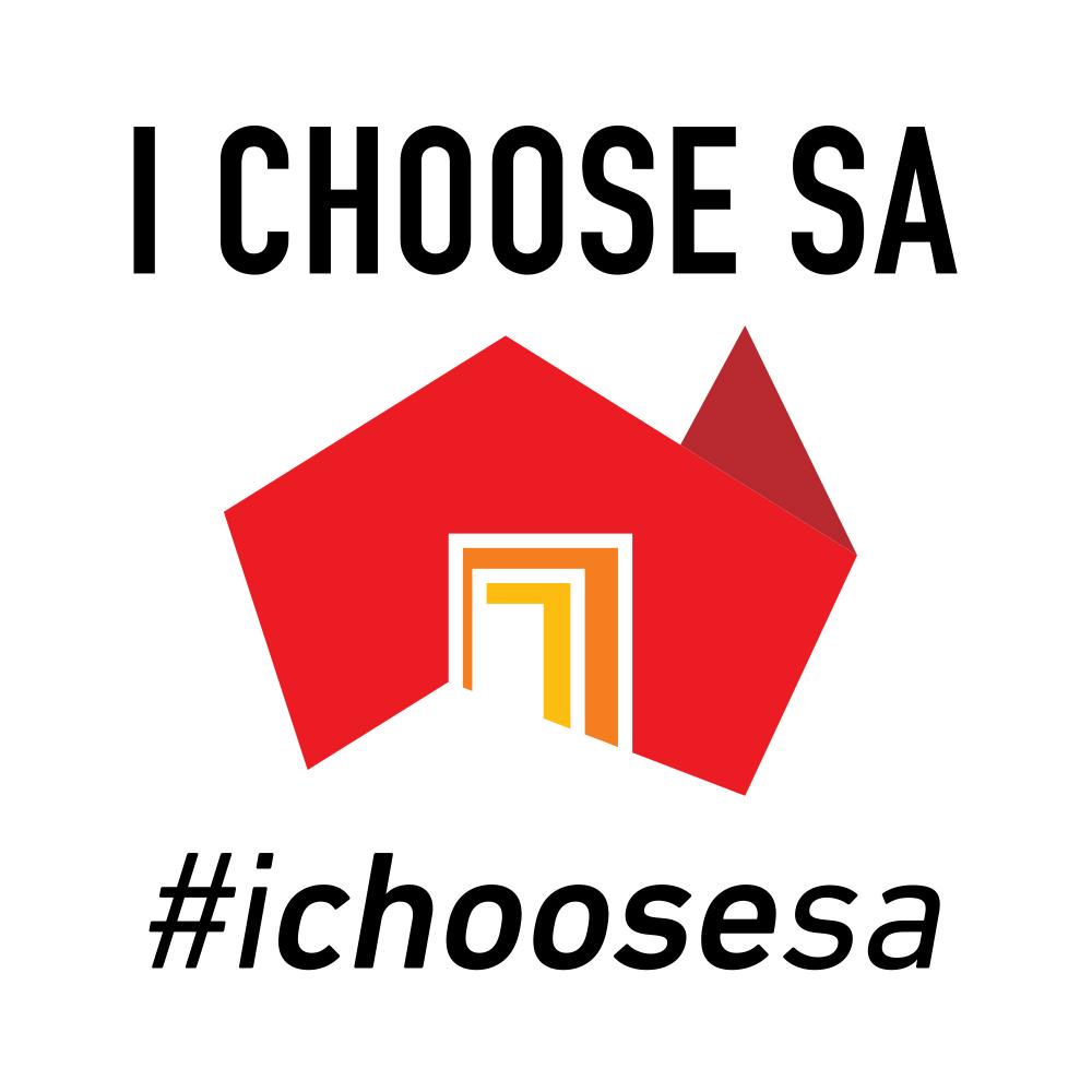 Red SA Logo - I Choose SA Window Sticker - Brand South Australia