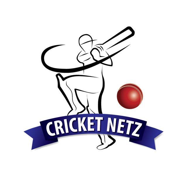 Cricket Sport Logo - Cricket Netz logo - Shape Grafix | cricket cup logos | Cricket ...