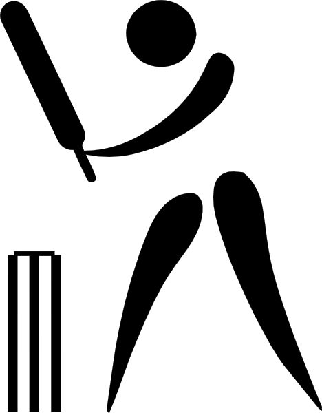 Cricket Sport Logo - Olympic Sports Cricket Pictogram Clip Art at Clker.com - vector clip ...