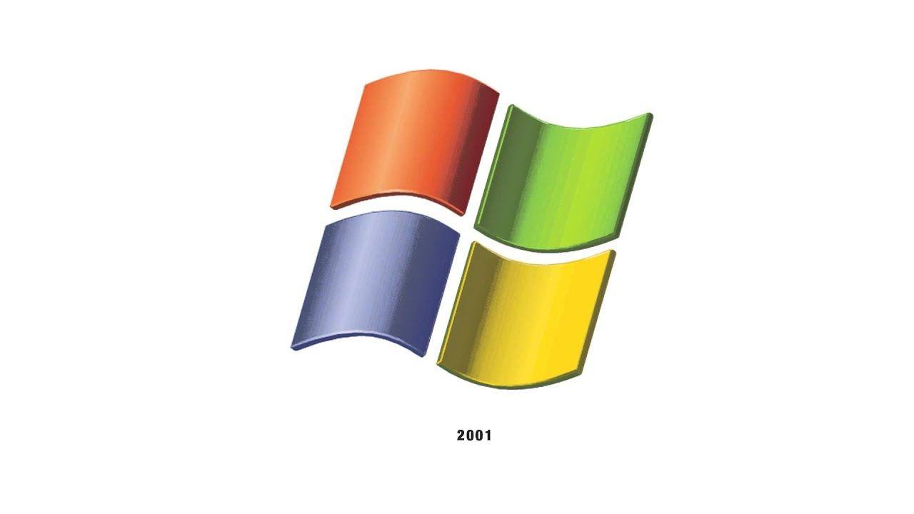 Microsoft History Logo - Microsoft Windows Logo Evolution - YouTube