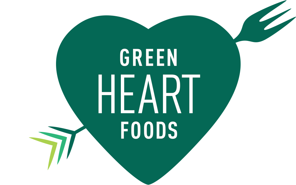 Blue and Green Heart Logo - Our Story