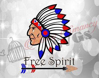 Red White Indian Arrow Logo - Red indian svg