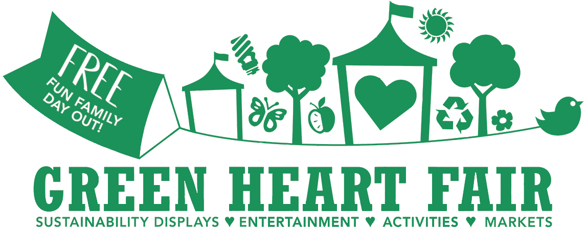 Blue and Green Heart Logo - BrisStyle: Green Heart Fair