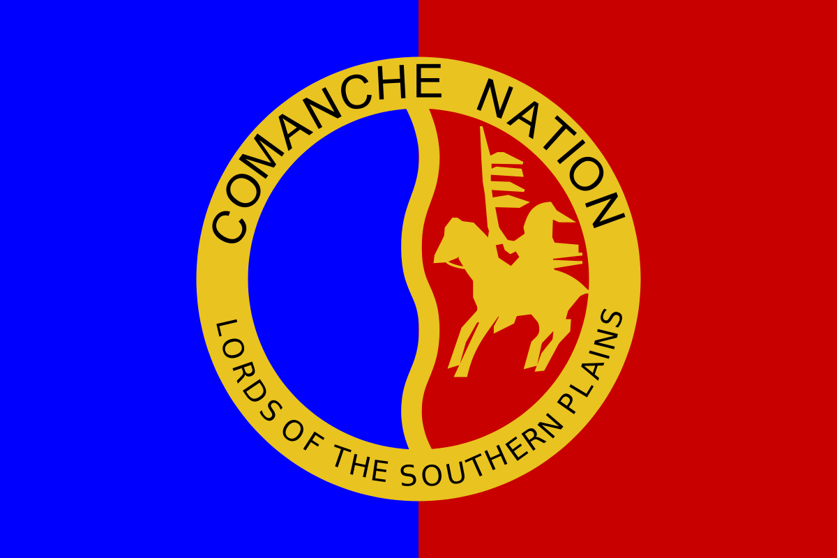 Red White Indian Arrow Logo - Comanche