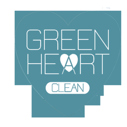 Blue and Green Heart Logo - Green Heart Clean - Get Quote - Office Cleaning - Unit 4 30 Meadow ...
