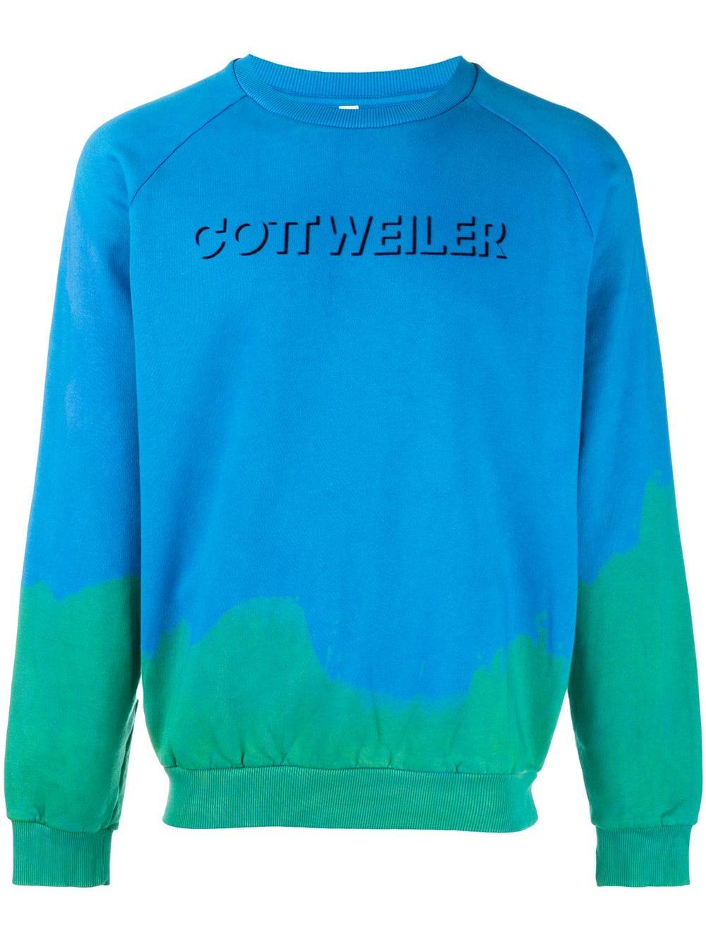 Blue and Green Heart Logo - Warm heart logo print hoodie BLUE GREEN KXACRQ