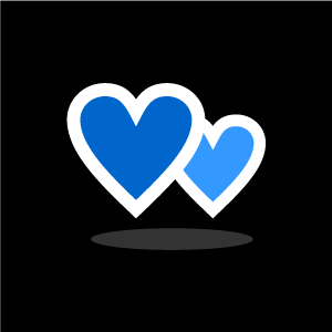 Blue and Green Heart Logo - Heart Clipart - Green Heart Couple with White Background | Download ...