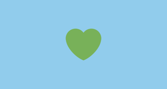 Blue and Green Heart Logo - 