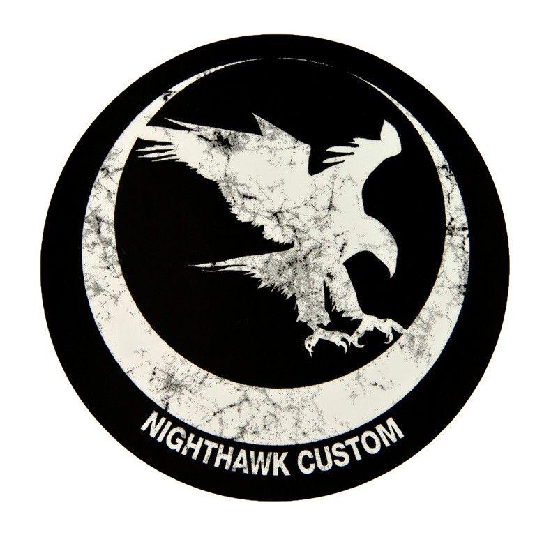 Nighthawk Logo - Nighthawk Custom Sticker Distressed Logo
