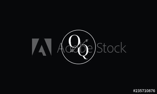 A and Q Logo - LETTER O AND Q FLOWER LOGO WITH CIRCLE FRAME FOR LOGO DESIGN OR