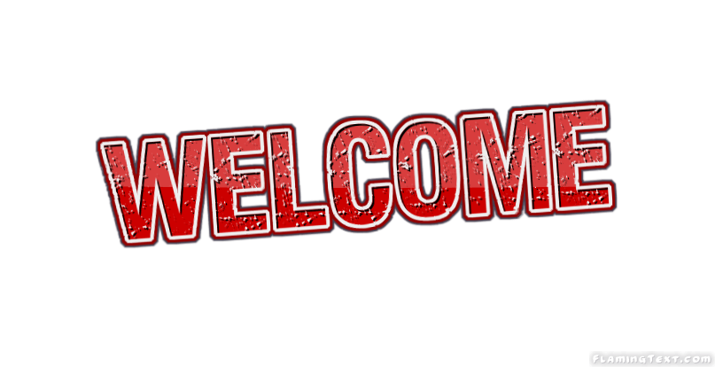 Red Welcome Logo - Welcome Logo | Free Name Design Tool from Flaming Text