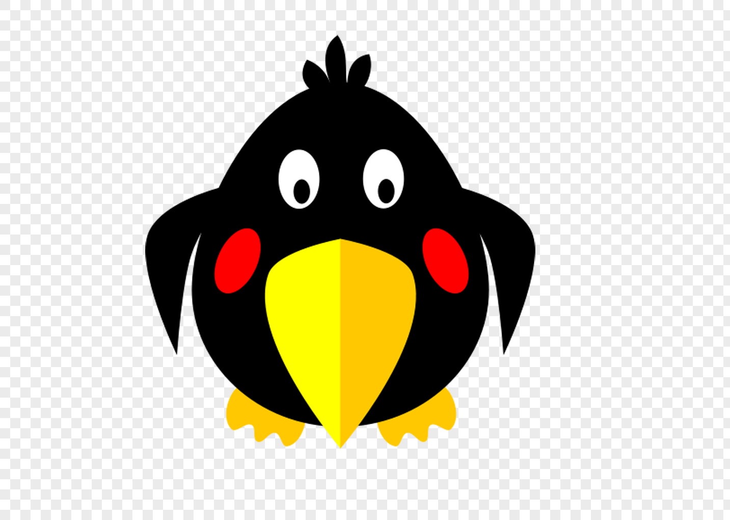 Black Bird Cartoon Logo - Black bird png image_picture free download 400656227_lovepik.com