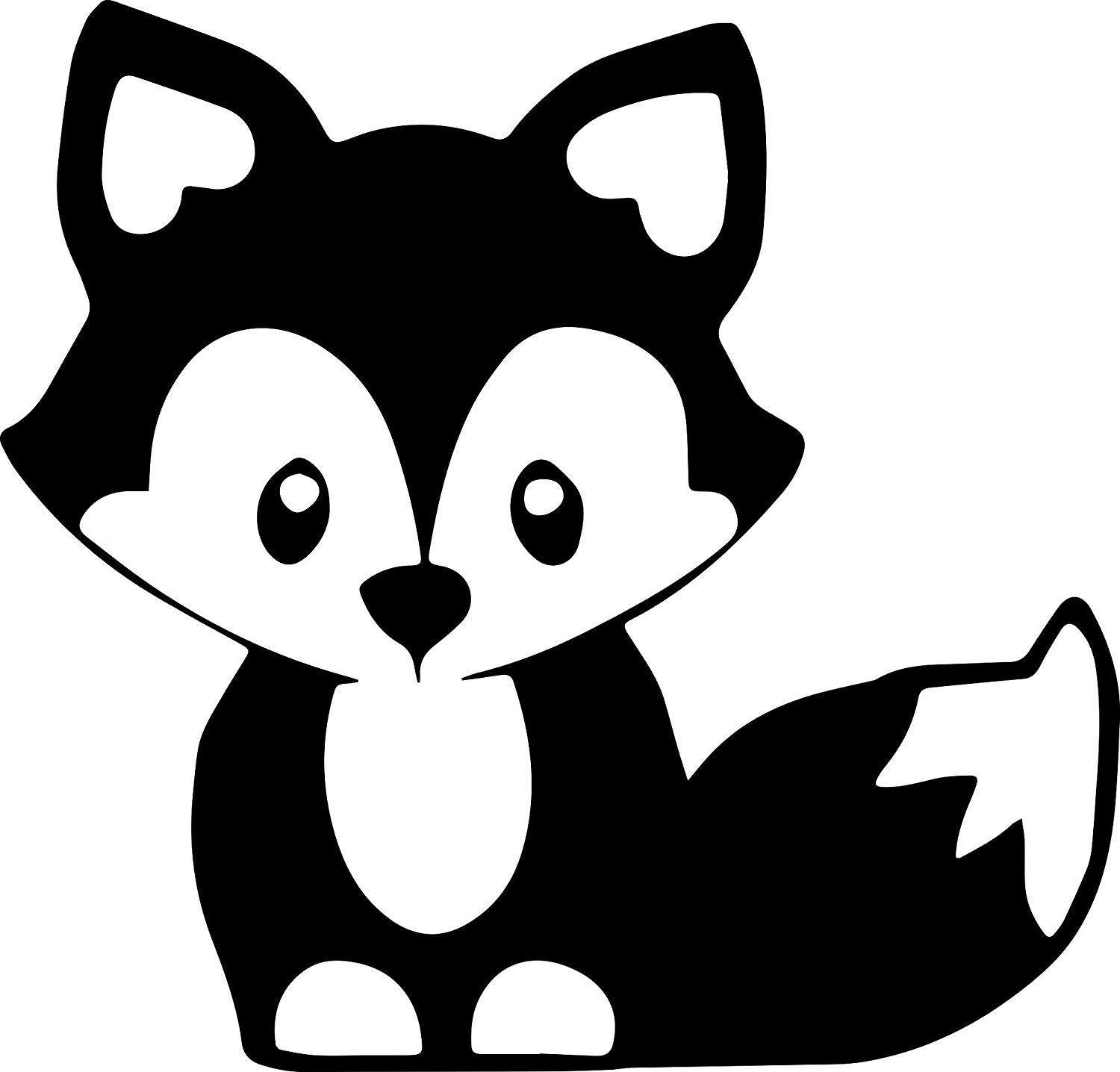 Black Bird Cartoon Logo - Amazon.com : CUTE CARTOON FOX 5.5