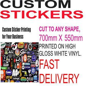 Custom Printing Logo - Custom Print Vinyl Your Design Decals Labels Logo Stickers Printing ...