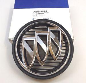 2014 Buick Logo - 2014 2017 Buick Regal Front Grille Emblem Chrome Tri Shield New OEM