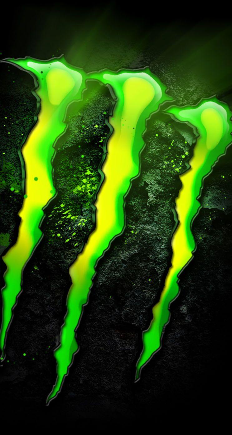 The Monster Energy Logo - Monster Energy Logo iPhone Wallpaper