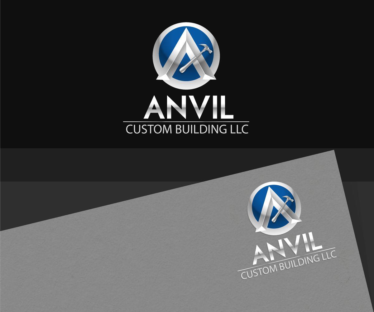 Custom Construction Logo - Professional, Serious, Construction Logo Design for Anvil Custom ...