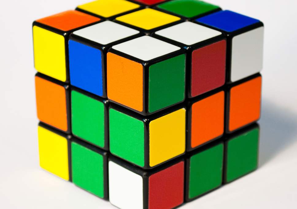 Multi Colored Cube Logo - Rubik's Cube shape is not a trademark, EU rules