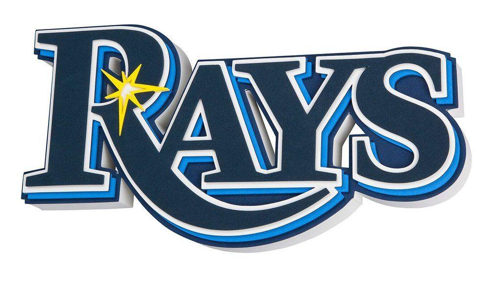 Rays Logo - Tampa Bay Rays 3D Fan Foam Logo Sign