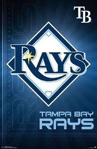 Rays Logo - TAMPA BAY RAYS POSTER MLB BASEBALL 14699 882663046997