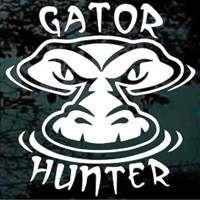 Alligator Hunter Logo - Gator Hunter Decals | Car decal