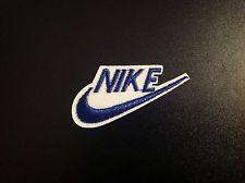 Blue and White Nike Logo - Nike Patch