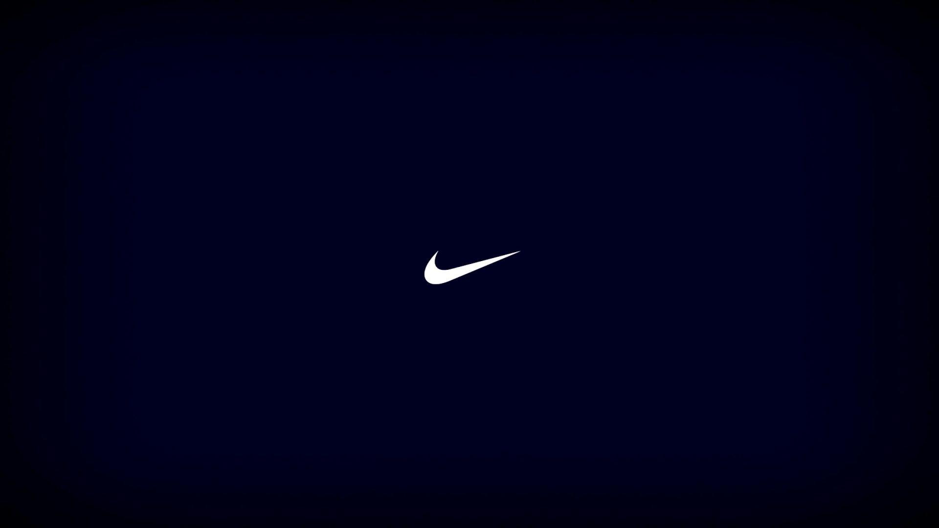 Blue and White Nike Logo - Nike Logo Background