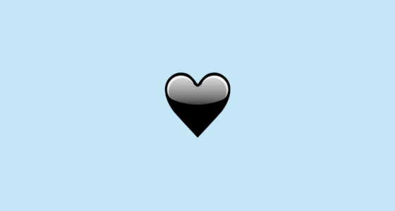 Black Heart Logo - 