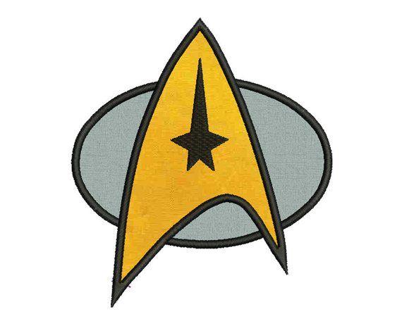 Star Trek Logo - Star Trek Logo Insignia Badge Superhero Machine Applique | Etsy