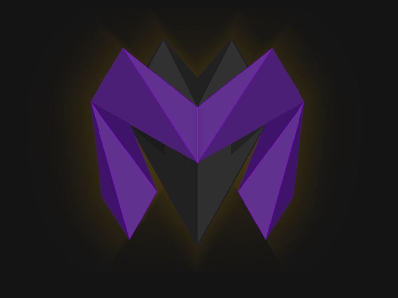 Purple and Black Cool Logo - Logo Play #1 - M/Mask by Ross McIvor | Dribbble | Dribbble