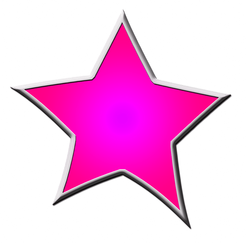 Purple and Black Cool Logo - Pink purple black cool star vector library - RR collections