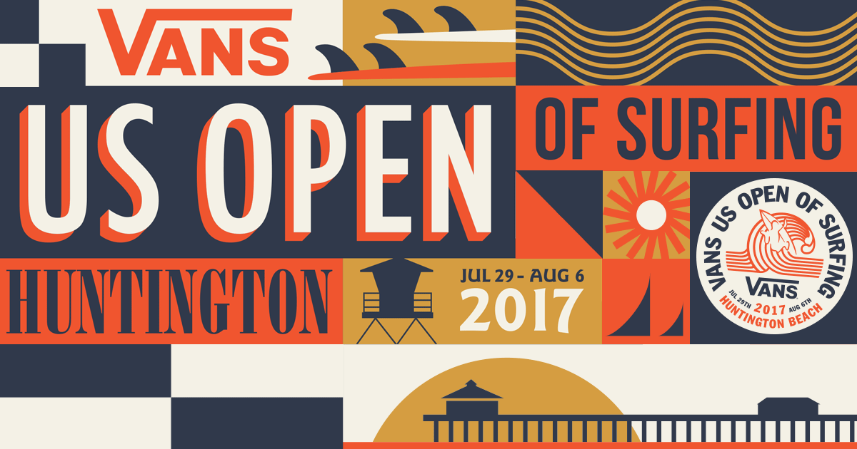 Us Surf Logo - Surf. Vans US Open of Surfing. July 29th to August 6th, 2017