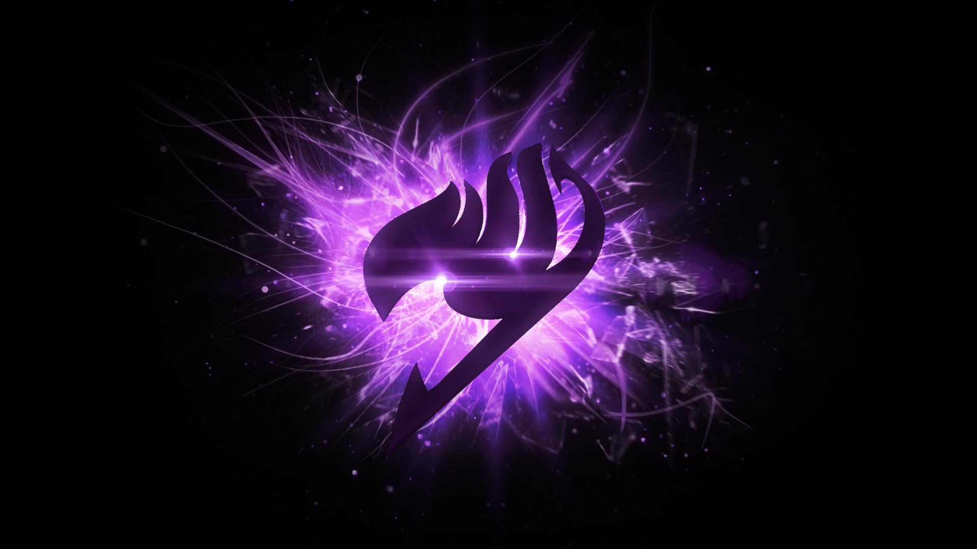 Purple and Black Cool Logo - Fairy Tail Logo Wallpaper | PixelsTalk.Net