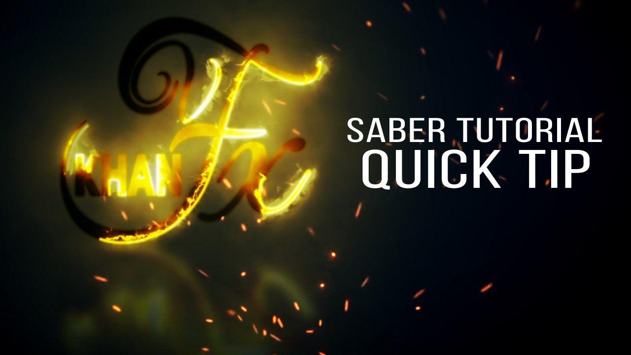 Saber Logo - Video Copilot Saber Logo Tutorial