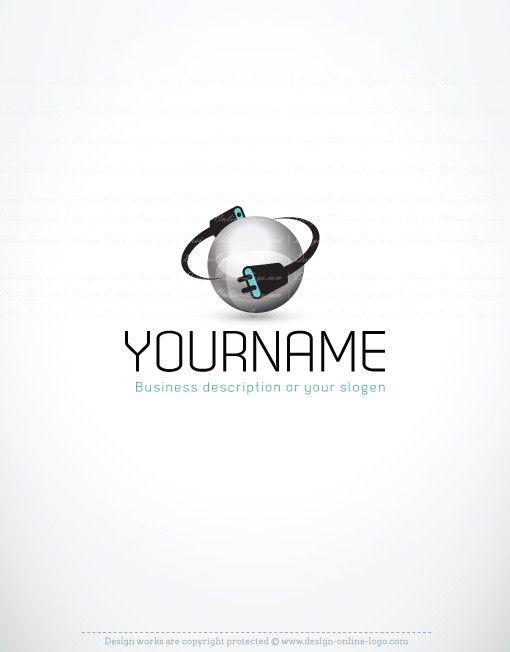Electrical Business Logo - Exclusive Design: innovative 3D Electric logo + Compatible FREE ...