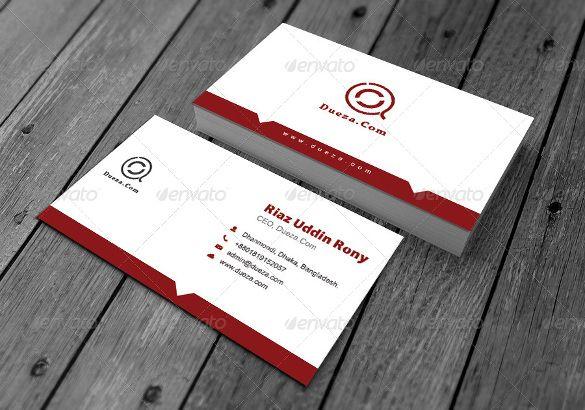 Red and White Business Logo - Cheap Business Card Templates, AI, Publisher. Free