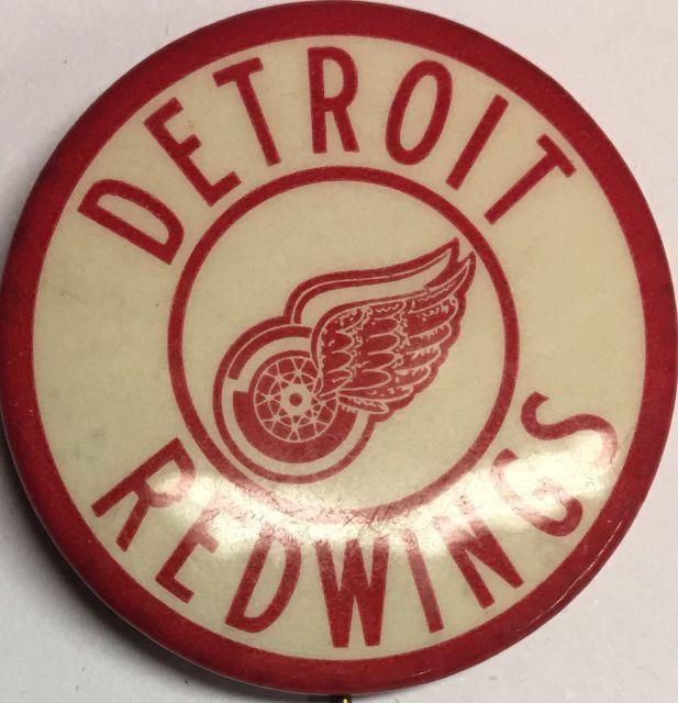 Red Crane Circle Logo - 1960's Vintage Detroit Tigers Baseball 3/4 Inch Pin Pinback Red ...