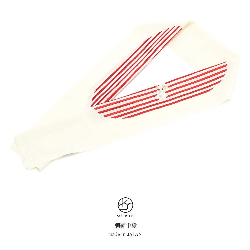 Red Crane Circle Logo - SOUBIEN: Product made in decorative collar はんえり petty person ...