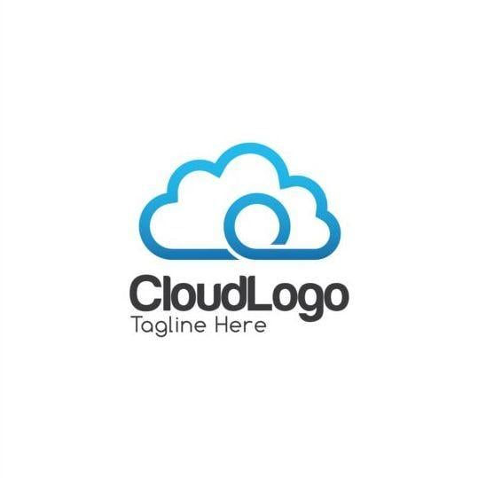 Cloud Logo - Cloud logo creative design vector 02 free download