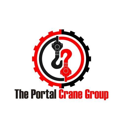 Red Crane Circle Logo - Crane company logo. Logo design contest