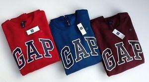 Red and Turquoise Logo - Men's Gap Logo Sweatshirt - Red, Burgundy, Turquoise - S-L - New ...