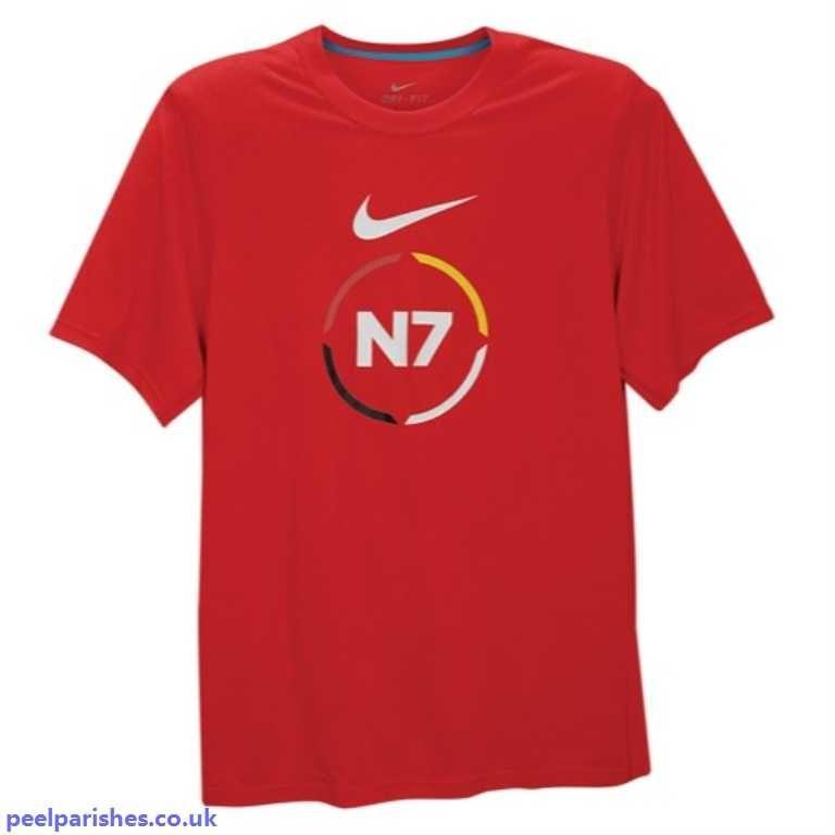 Red and Turquoise Logo - University Red Dark Turquoise Nike Men's T-shirt N7 Logo Clothing ...