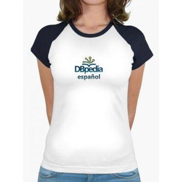 Red and Turquoise Logo - Esdbpedia logo t-shirt Women Navy Royal Blue Red Turquoise FYNB3EQMN