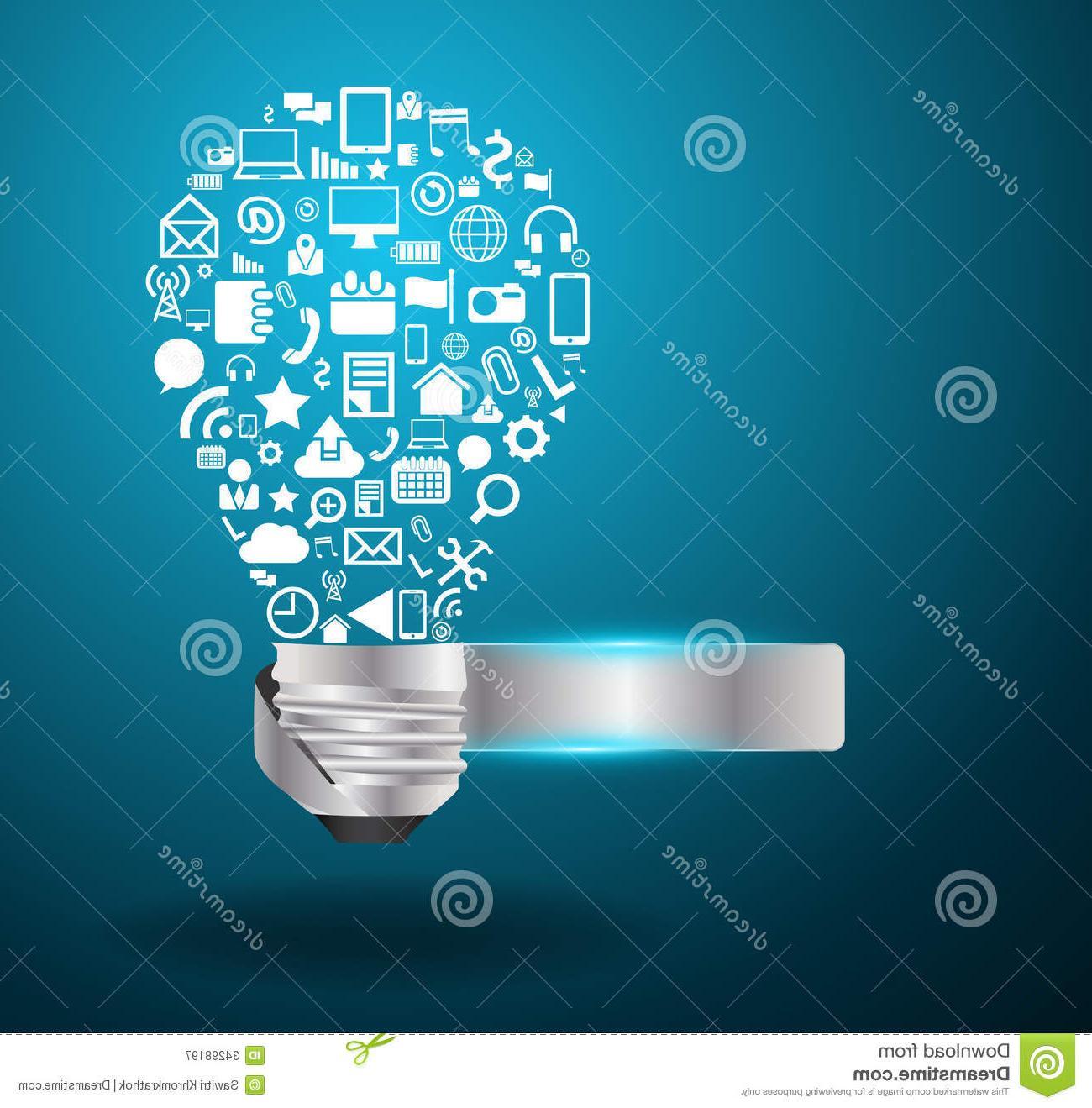 Light Blue Social Media Logo - Top 10 Vector Light Bulb Idea Social Media Applicati Creative ...