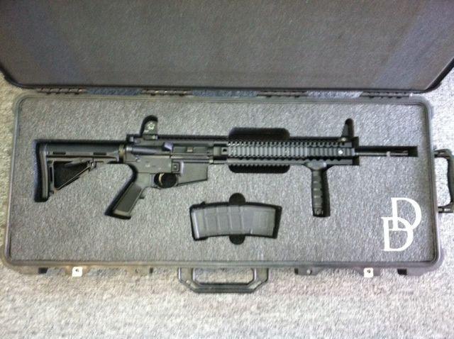 Daniel Defense Logo - Case with our Custom Foam for a Daniel Defense M4 V-5 300 with the ...