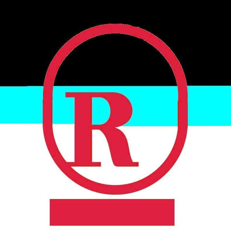 Red and Turquoise Logo - Red r Logos