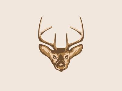 Deer Face Logo - Deer Logo Illustration by Tri Kurniawan | Dribbble | Dribbble