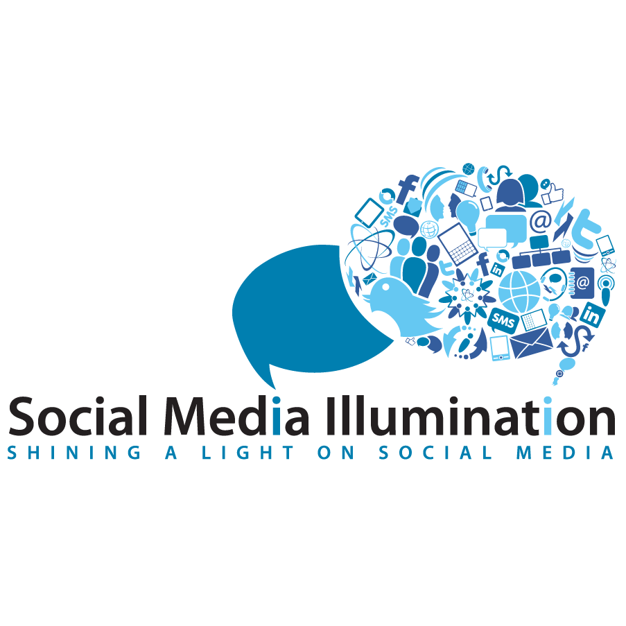 Light Blue Social Media Logo - Social Media Logo Design Woodbridge - KeaKreative Graphic Design